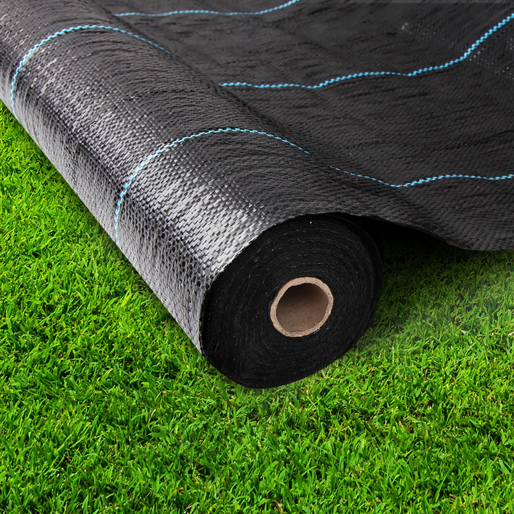 NNEDSZ 3.66m x 30m Weedmat Weed Control Mat Woven Fabric Gardening Plant PE