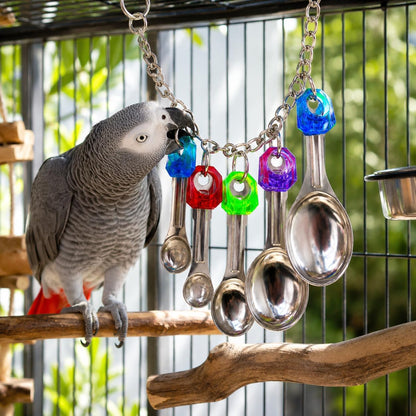1969 Spoon Delight Medium Large Parrot Bird Toy African Grey Parrot Amazon Conure and Similar Birds
