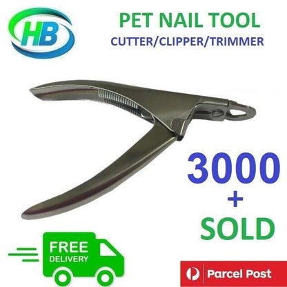 Heavy-Duty Pet Nail Clipper for Cats, Dogs, and Rabbits - Professional Claw and Paw Care Tool