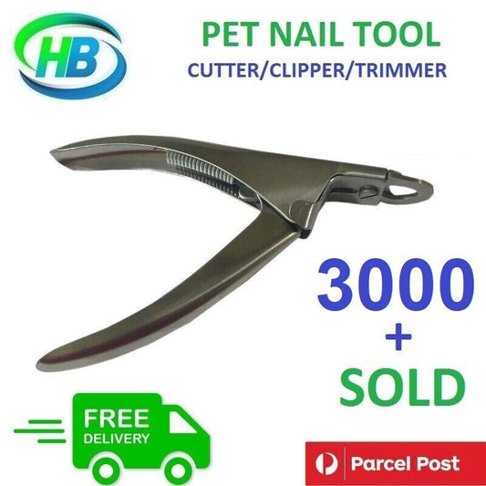 Heavy-Duty Pet Nail Clipper for Cats, Dogs, and Rabbits - Professional Claw and Paw Care Tool