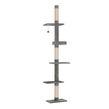 I.Pet Cat Tree Tower Scratching Post Wood Scratcher Condo Toys Trees Bed Large