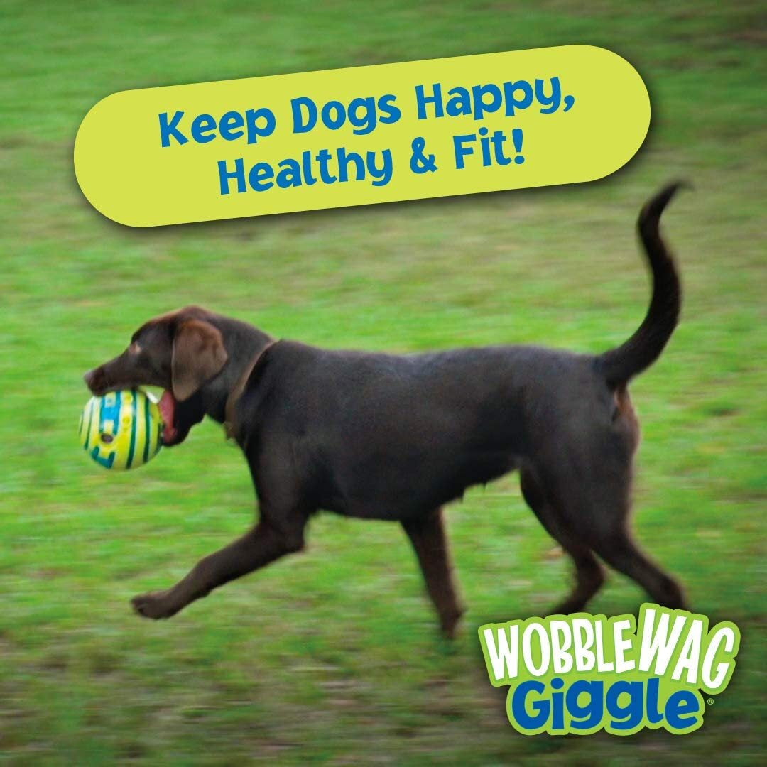 Wobble Wag Giggle Interactive Dog Toy Ball with Engaging Giggle Sounds