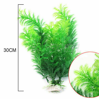 30Cm Large Fish Tank Ornament Plastic Water Plant Artificial Aquarium