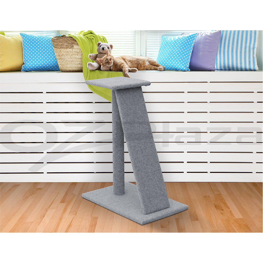 I.Pet Cat Tree Tower Scratching Post Scratcher Wood Condo Bed Toys Play Ladder