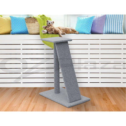 I.Pet Cat Tree Tower Scratching Post Scratcher Wood Condo Bed Toys Play Ladder
