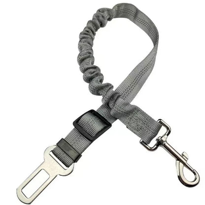 Dog Safety Leash Adjustable Retractable Cushioning Elastic Pet Leash Car Seat Seat Belt Safety Rope Tug Rope