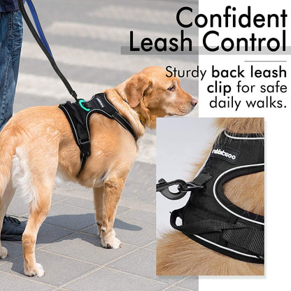 Rabbitgoo Adjustable No-Pull Front Range Dog Harness for Large Pets