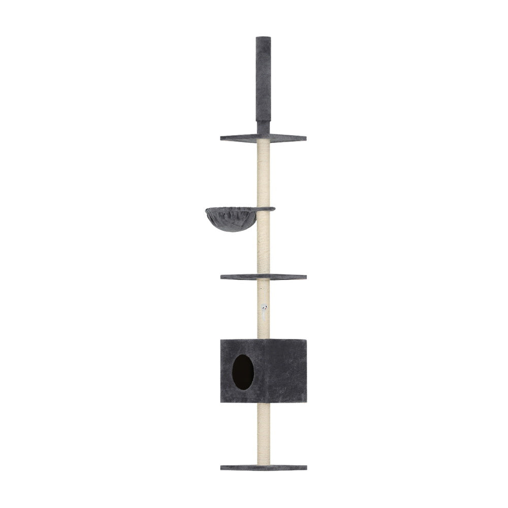I.Pet Cat Tree Tower Scratching Post Wood Scratcher Condo Toys Trees Bed Large