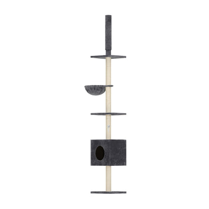 I.Pet Cat Tree Tower Scratching Post Wood Scratcher Condo Toys Trees Bed Large
