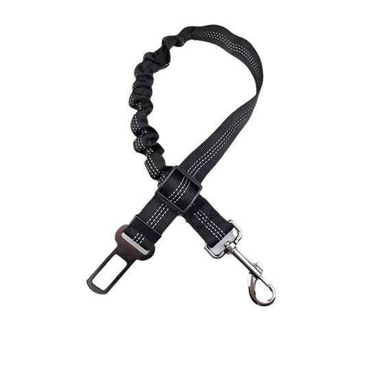 Dog Safety Leash Adjustable Retractable Cushioning Elastic Pet Leash Car Seat Seat Belt Safety Rope Tug Rope