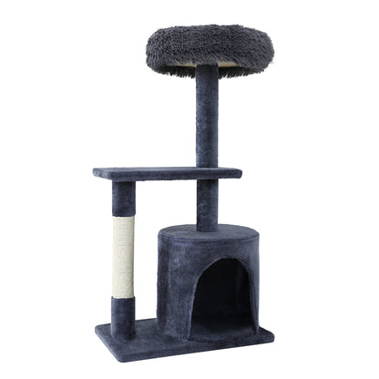 I.Pet Cat Tree Tower Scratching Post Scratcher Wood Condo Bed Toys Play Ladder