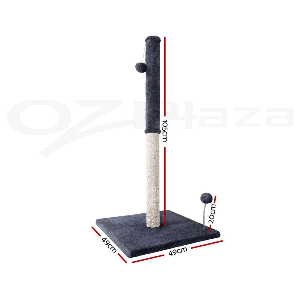 I.Pet Cat Tree Tower Scratching Post Scratcher Wood Condo Bed Toys Play Ladder