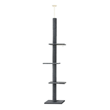 I.Pet Cat Tree Tower Scratching Post Wood Scratcher Condo Toys Trees Bed Large