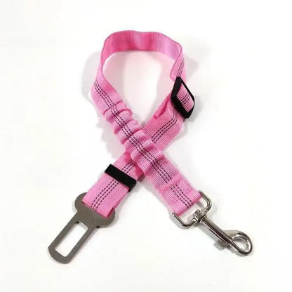 Dog Safety Leash Adjustable Retractable Cushioning Elastic Pet Leash Car Seat Seat Belt Safety Rope Tug Rope