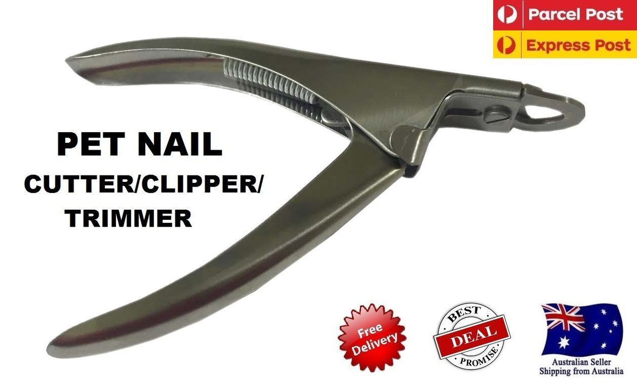 Heavy-Duty Pet Nail Clipper for Cats, Dogs, and Rabbits - Professional Claw and Paw Care Tool