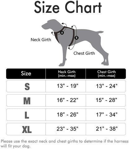 Rabbitgoo Adjustable No-Pull Front Range Dog Harness for Large Pets