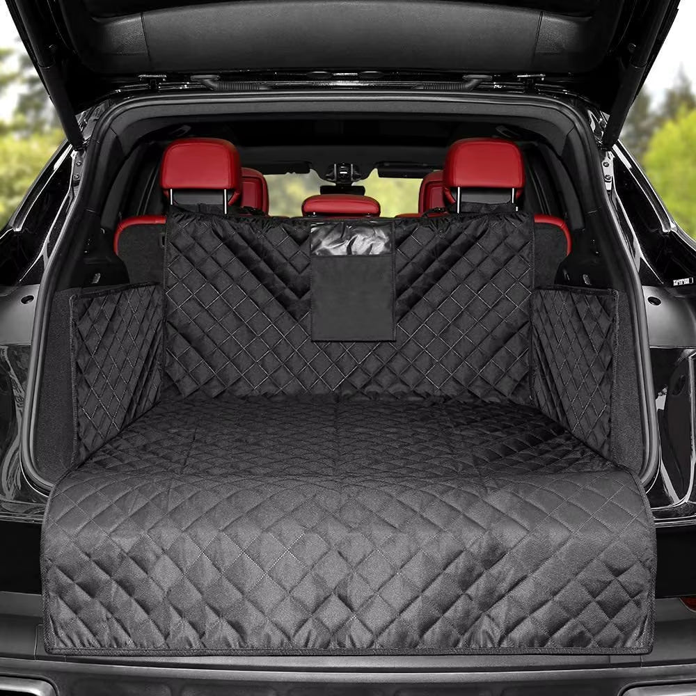Wear-Resistant Waterproof Dog Carrier and Car Seat Cover for SUVs - Durable and Easy to Install Vehicle Protection Liner