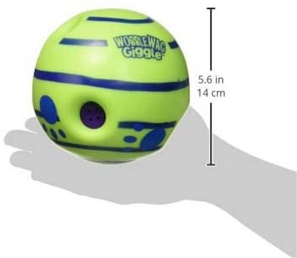 Wobble Wag Giggle Interactive Dog Toy Ball with Engaging Giggle Sounds