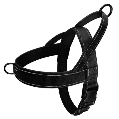 Nylon Durable Dog Harness No Pull Pet Harness with Handle Reflective Training Harness for Small Medium Large Dog German Shepherd
