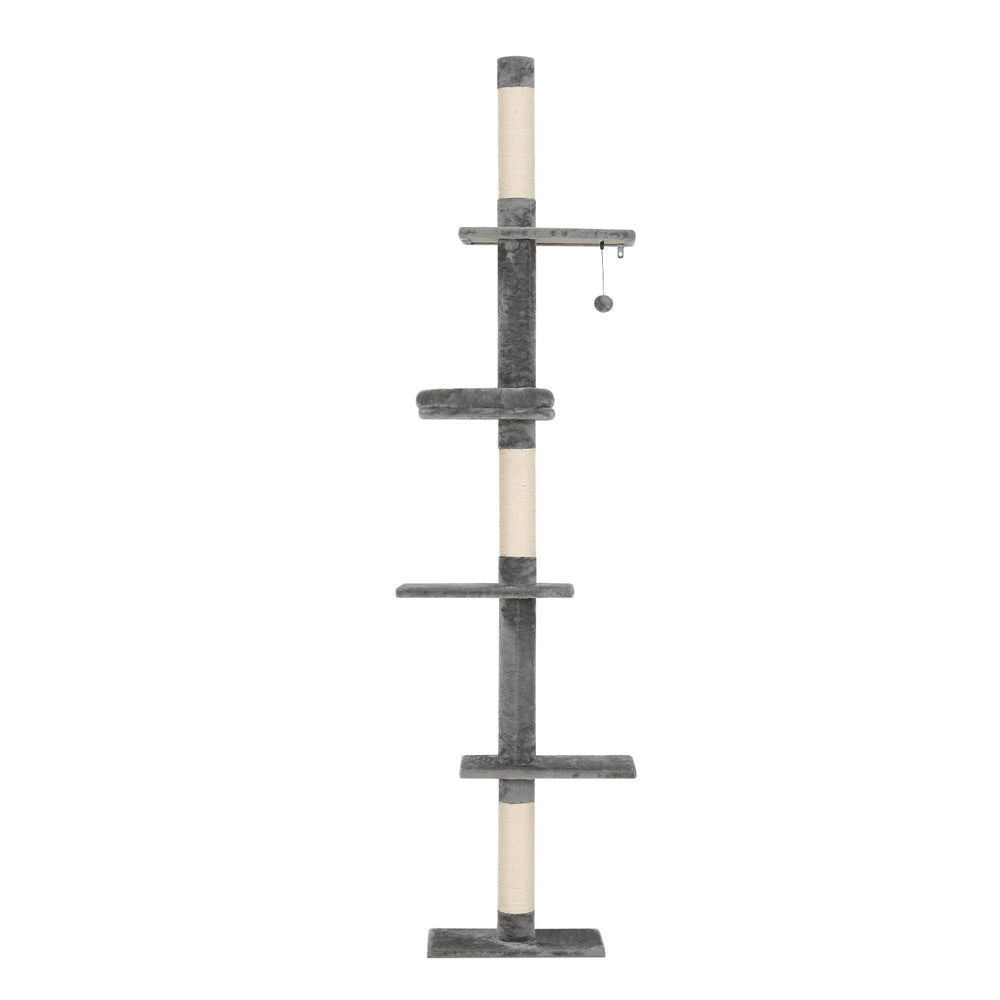 I.Pet Cat Tree Tower Scratching Post Wood Scratcher Condo Toys Trees Bed Large