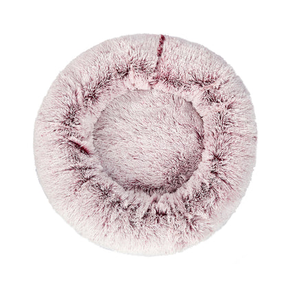 PaWz Pet Bed Cat Dog Donut Nest Calming XL Pink X-Large