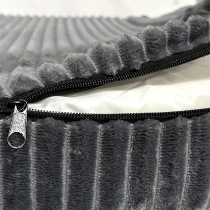 Pawz XXL Size Orthopedic Dog Bed with Corduroy Removable Cover Waterproof Washable Grey